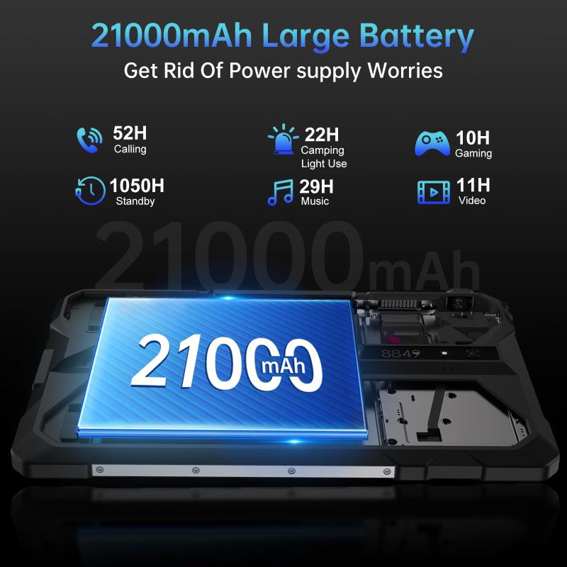 Tablet 8849 Tank Pad de 10,95 polegadas 5G Android 14 32 GB+512 GB